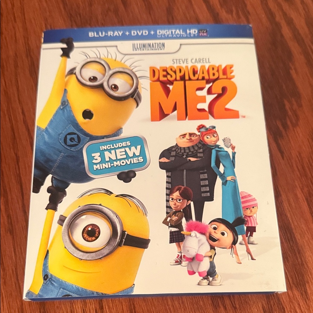 Despicable Me 2 Blu Ray DVD